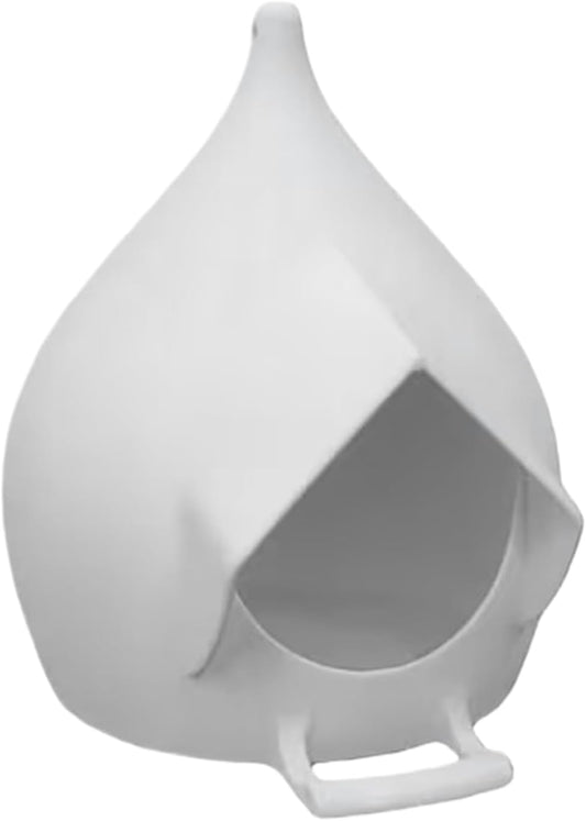 Bird Feeder Station - Rainproof Feeding Dispenser, Hangable Bird Feeder, Sturdy Outdoor Wildlife Feed, Easy Refill Garden Accessory, Backyard Patio Lawn Birdwatching Necessary 4.3x5.2x4.9 Inches