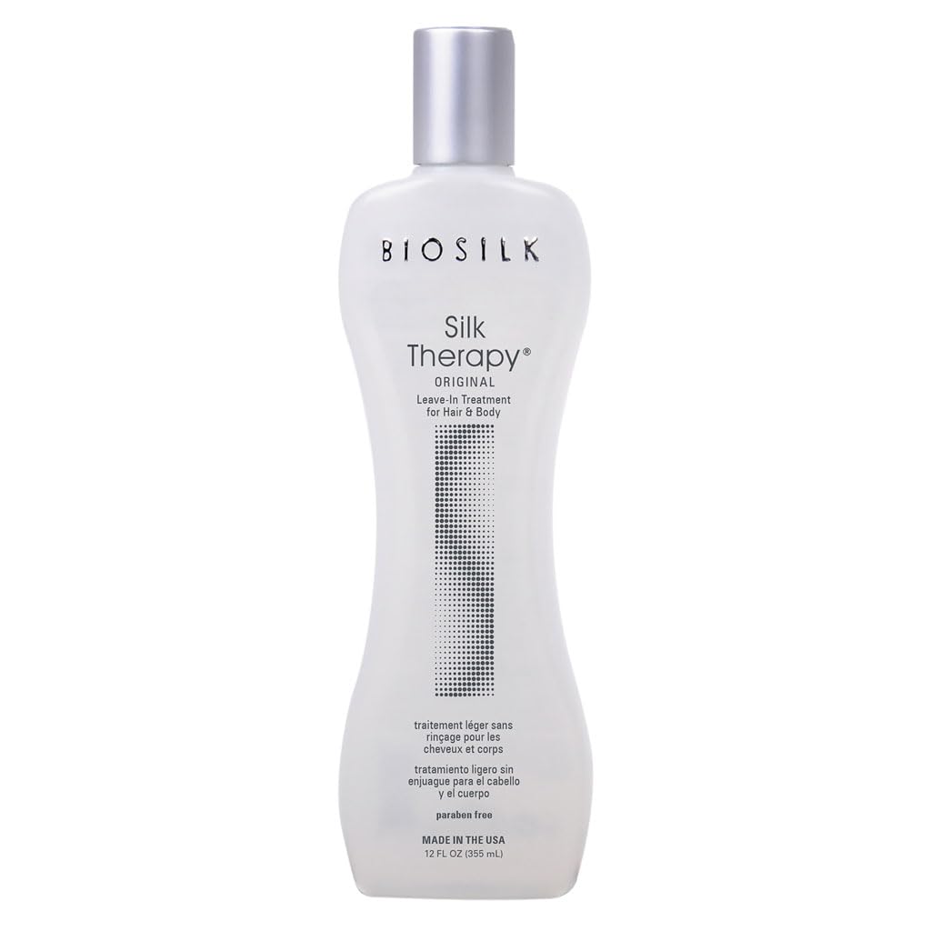 BioSilk Silk Therapy Original, Reconstructing Leave-In Hair Treatment,