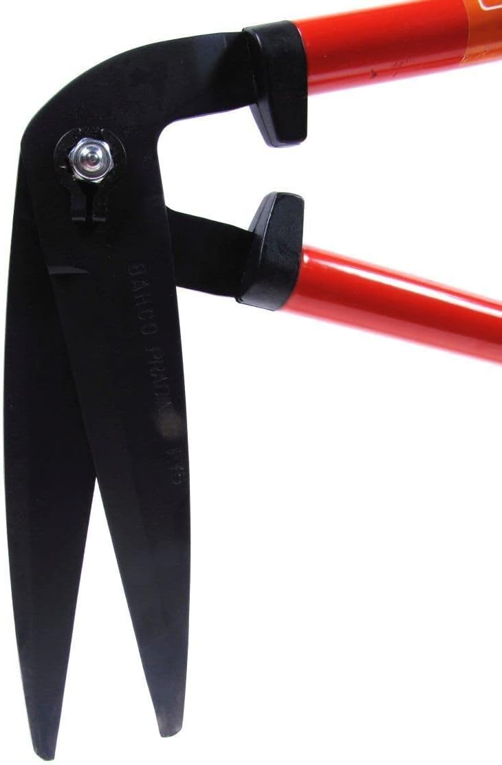 Bahco P75 Lawn Shears with Vertical Blades and Steel Handles, 39-Inch