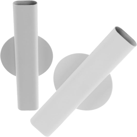 Milisten 2pcs Nordic Wall Flower Tube Decorative Wall Mounted Planter 