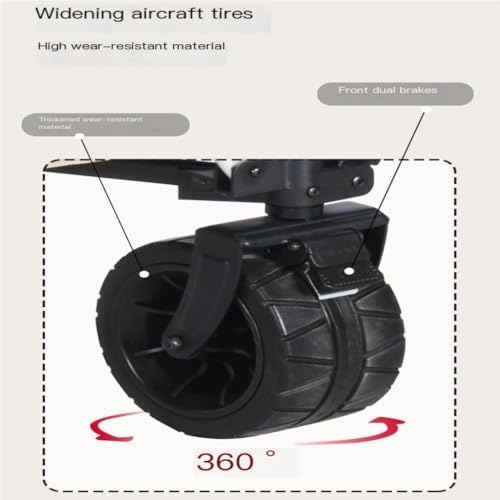 Portable Camping Cart,Outdoor Folding Aluminum Alloy Beach Trolley Car