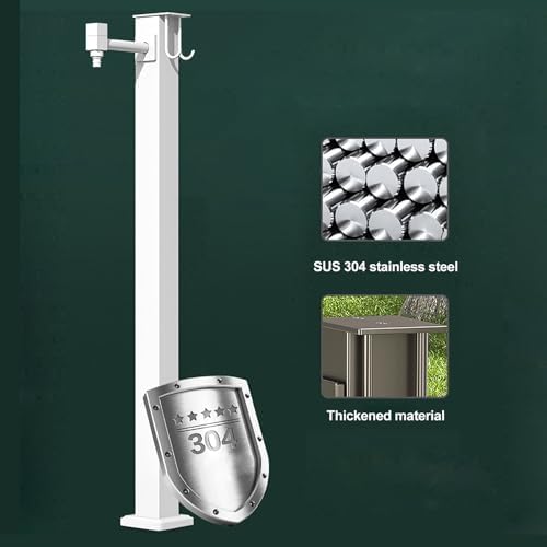 Durable Freestanding Outdoor Faucet Stand - Easy Access Water Column Spigot for Garden Irrigation, Perfect for Lawn Care & Landscaping, Heavy-Duty Design for Stability