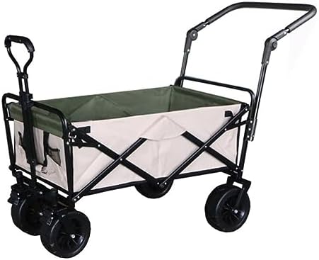 Collapsible Wagon Cart with Wheels Foldable Folding Wagons Carts Silen