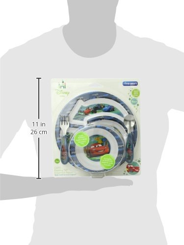 The First Years Disney/Pixar Cars Dinnerware Set - Toddler Plates and 