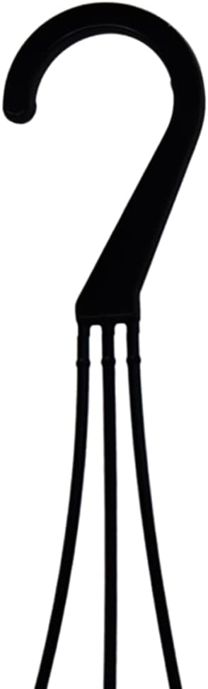 4.5 Mini Black Plastic Hanging Basket by Koba (5) White