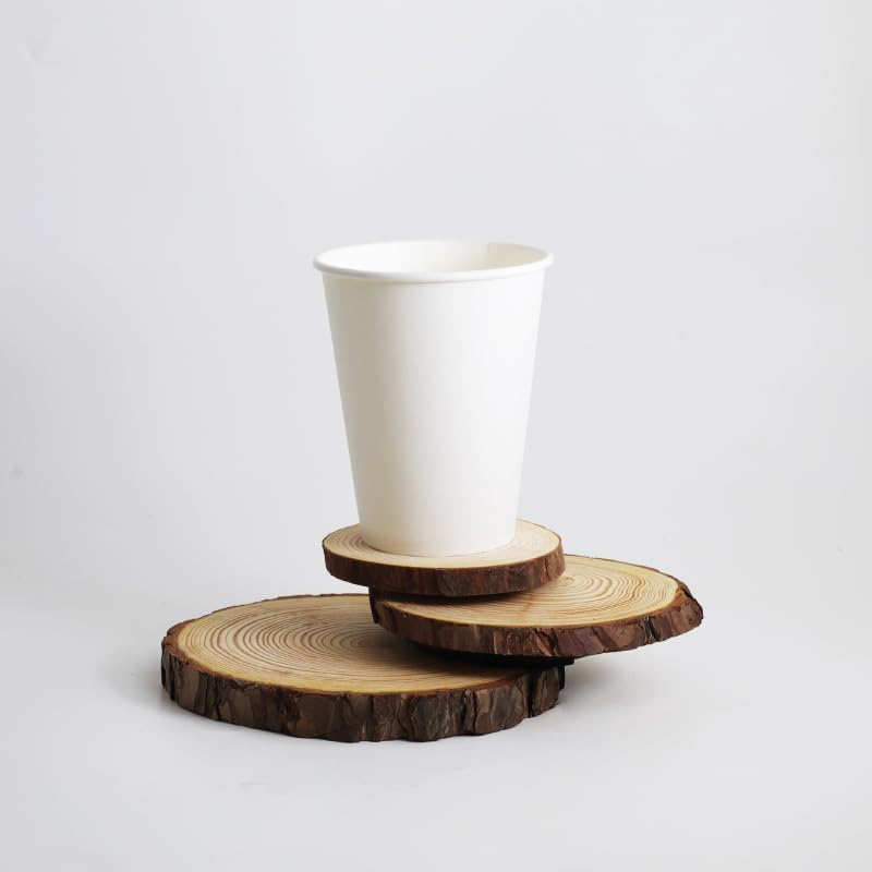 Amazon Basics Disposable Paper Cups for Hot and Cold Beverages, 12 ounces, White, 1000 Count