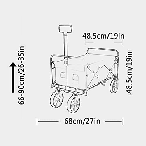 Portable Camping Cart,Outdoor Folding Utility Wagon Camping Wagon Heav