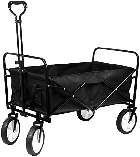 Portable Camping Cart,Outdoor Folding Utility Wagon Portable Camping C