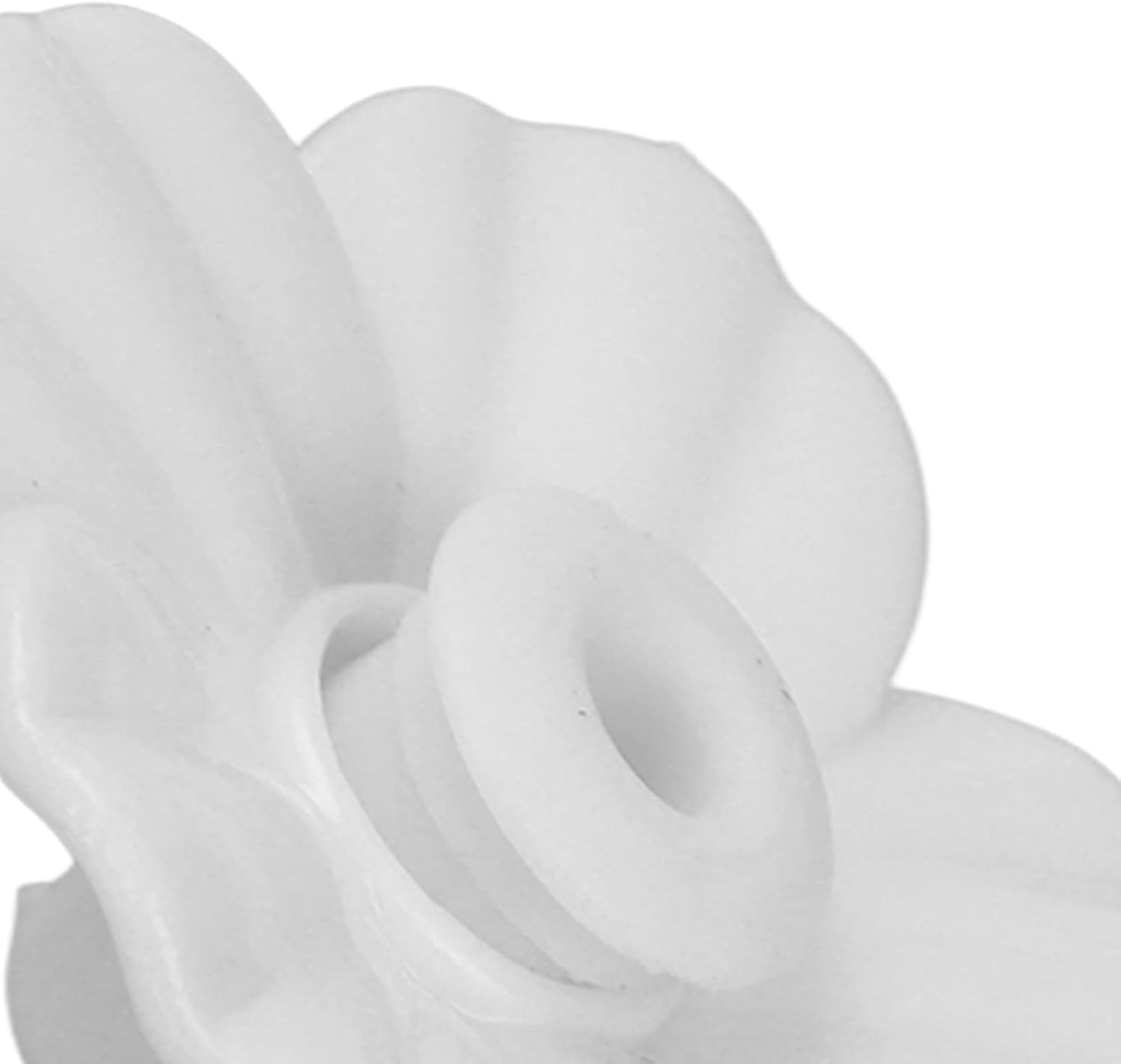 Gugxiom 30PCS Replacement Hummingbird Flowers, Plastic Hummingbird Feeder Parts, Hummingbird Replacement Flowers for Most Hummingbird Feeders(White)