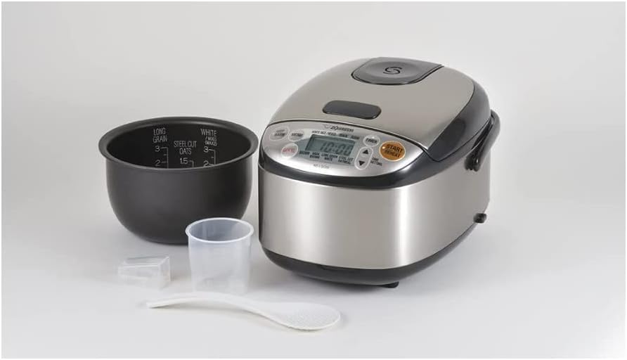 Zojirushi Micom 3-Cup Compact Size, Multiple Settings, Stainless Steel