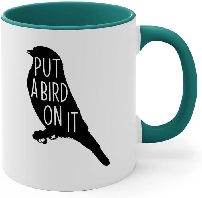 Bird Lover Two Tone Green Edition 11oz - Put a Bird on it - Hummingbir