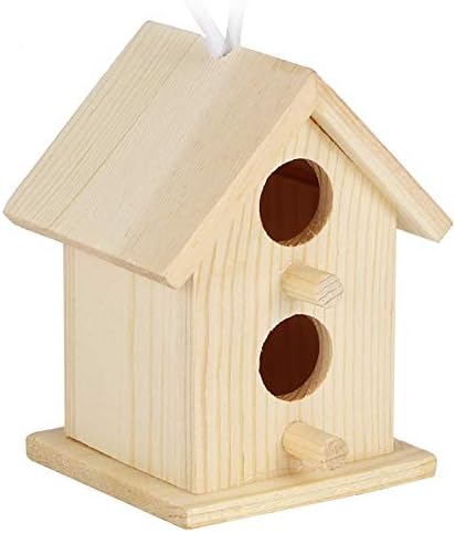 Wooden Bird House 3Pcs Innovative Outdoor Wooden Bird House Nesting Ca