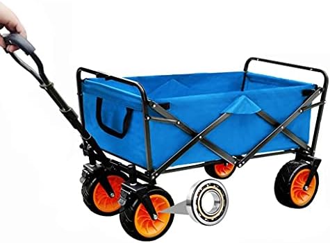 Trolleys, Outdoor Foldiutility Wagon Storage Load-Bea80Kg/176Lbs, Multi-Function Shoppicart, Campipicnic Portable Haulicar/Style 1