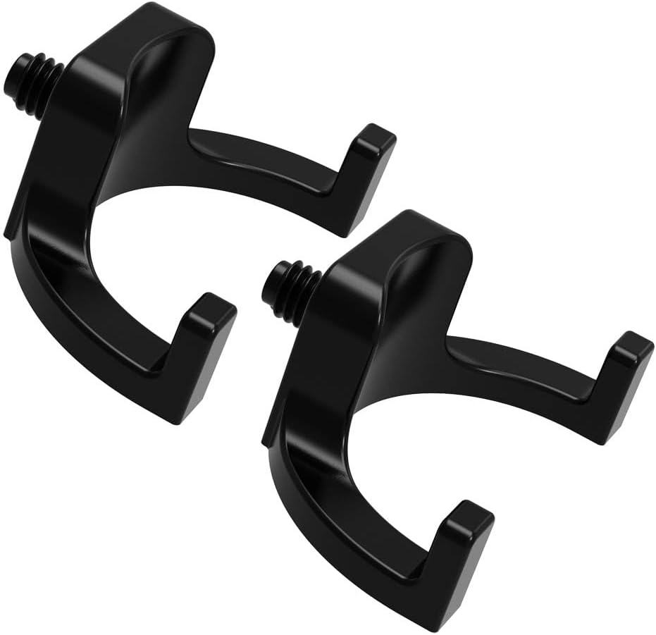 lasenersm 2 Pieces Shed Hooks Plastic Shed Tool Hooks U-Shaped Hangers