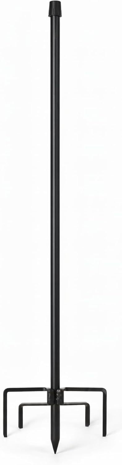 Smart Bird Feeder Pole Stand – Upgraded Wide & Sturdy Metal Design for