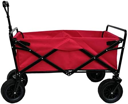 Collapsible Wagon Cart with Wheels Foldable Folding Wagons Carts Silen