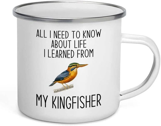 Bird Lover Camper Mug 12oz - Lfe my bird - Hummingbird Nest Cage Parrot Dad Gardening Outdoor Birdwatcher Feeder