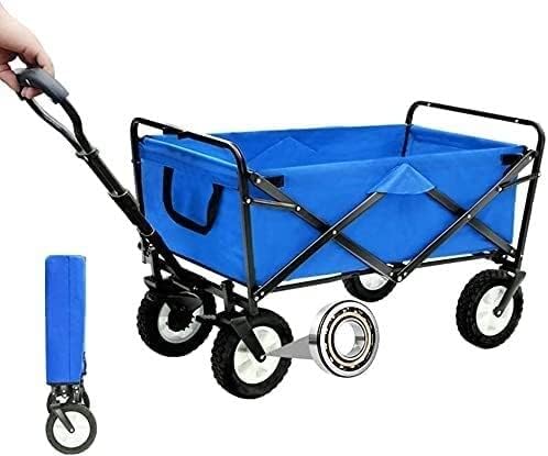 Portable Camping Cart,Outdoor Folding Utility Wagon Portable Camping T