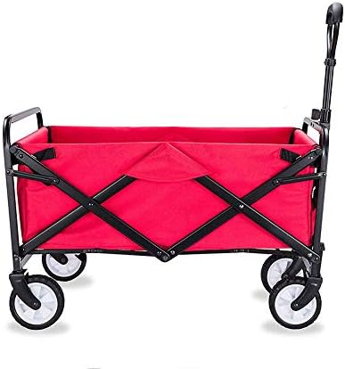 Portable Camping Cart,Foldable Cart Folding Wagon Beach Cart All Terra