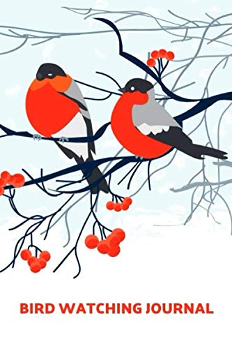 Bird Watching Journal: Bird watching book for kids and adults | Great bird lover gift | Guided logbook 6 x 9 in