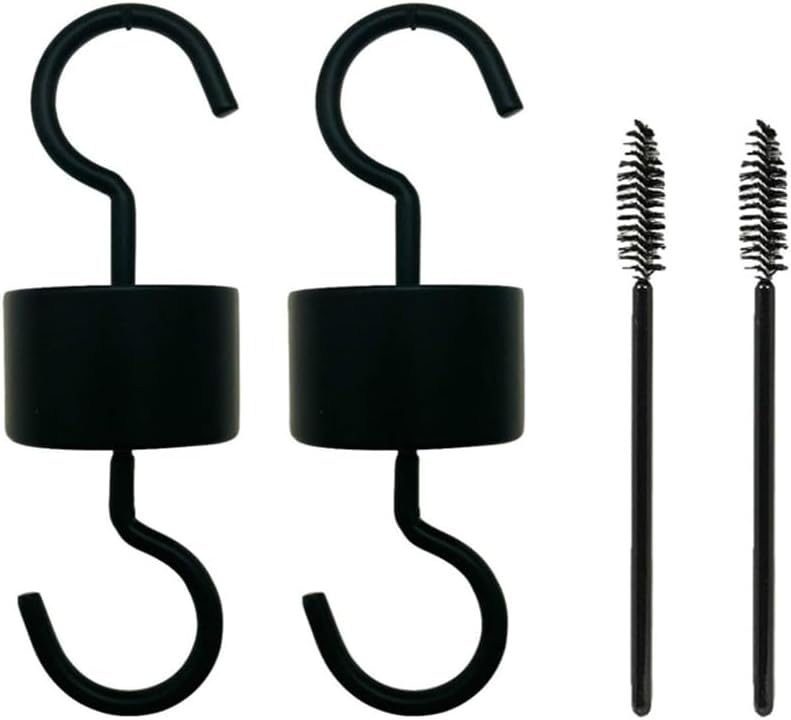 Premium Quality Ant Moat for Hummingbird Feeders - Stainless Steel Bird Feeder Hooks,Ideal Gift for Bird Lover - Attractive and Easy to Use (2 Hooks + 2 Brushes)