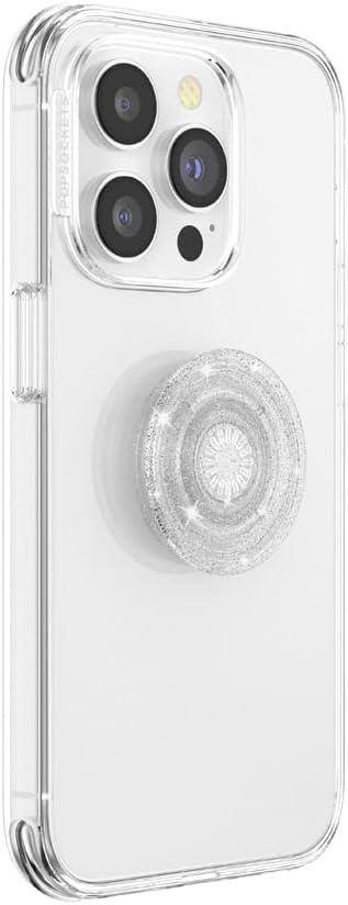 PopSockets Adhesive Phone Grip, Holder, Phone Stand, Kindle - Clear Gl