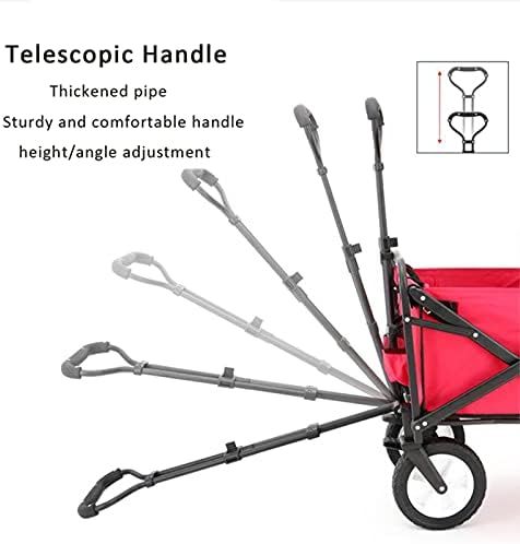Portable Camping Cart, Wagon Cart Large Capacity Beach Garden Trolley 