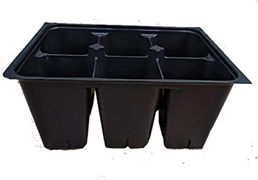 Seed Starter Trays 300 DEEP Extra Large Cells Total (50 Trays of 6 Cel