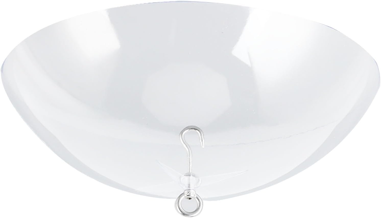 Clear Bird Feeder Protective Dome Cover for Hanging Feeders, Large Dia