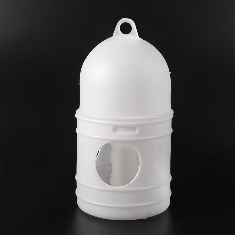 Auto Poultry Drinker Feeder for Water Container with Carrying Handle 1L Large Capacity for Pet Bird Poultr Bird Feeder Station Bird Feeder Tray Hanging Bird Feeder Bird Feeder Suet Bird