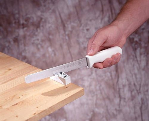 AccuSharp Knife Sharpening Tool for Restoration, Diamond-Honed Tungsten Carbide Blade Sharpener with Sturdy Mount, Helps Revive, Hone, & Restore Kitchen Knives & All Blades