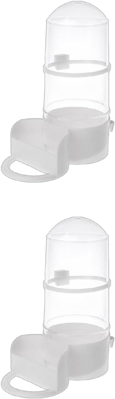 Bird Feeder Automatic Food Water Feeding Parrot Hamster Pet Clip Cage Dispenser Parrot African Grey for Small Parrots for Large Birds Conure Macaw Parrot Christmas Parts Set Large Shoulder