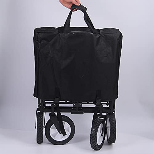 Outdoor camping car 8 inch rubber wheel camping camping picnic small trailer cart trolley cart shopping cart