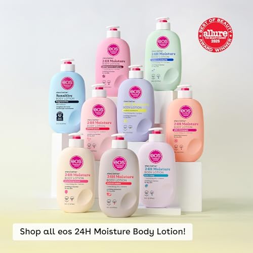 eos Shea Better Body Lotion, Fresh & Cozy, 24-Hour Moisture Skin Care,