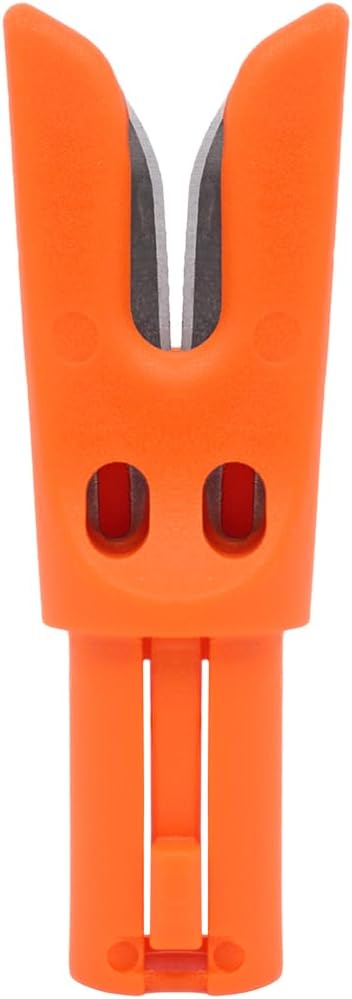 Zenport H335 Grape Razor Fork Harvest Tool with Replaceable Blade, 9.5-Inch, Orange