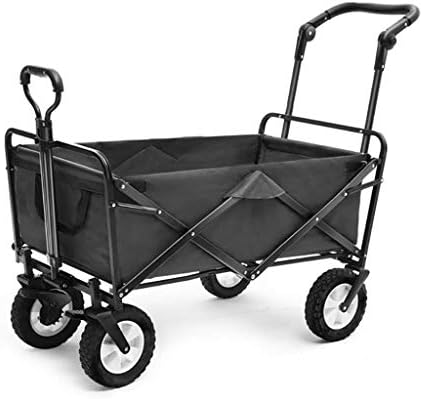 Collapsible Wagon Cart with Wheels Foldable Folding Wagons Carts Silen