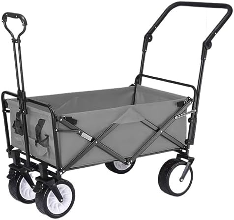 Portable Camping Cart,Outdoor Folding Camping Cart with 4 Wheels Heavy