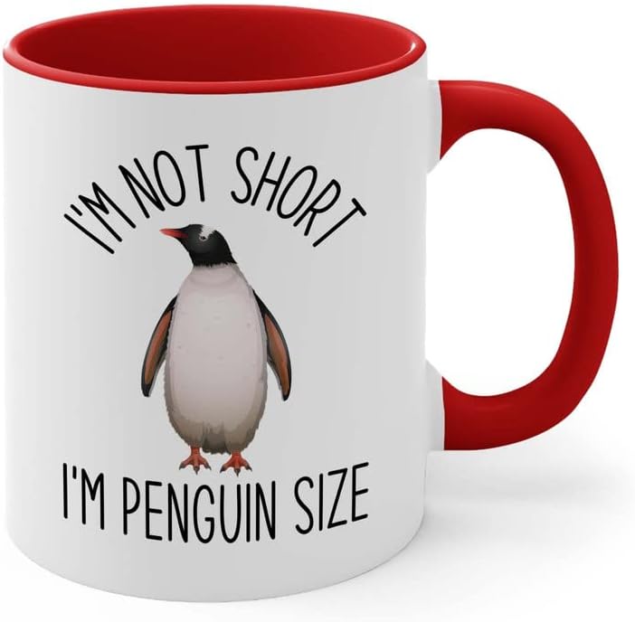 Bird Lover Two Tone Red Edition 11oz - Short Penguin Size - Hummingbir
