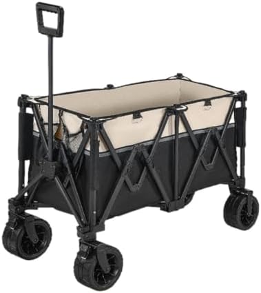 Portable Camping Cart,Outdoor Beach Trolley Cart for Camping and Fishi