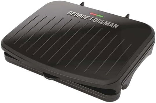 George Foreman Family-Size Grill & Panini Press, Nonstick Ceramic Coat