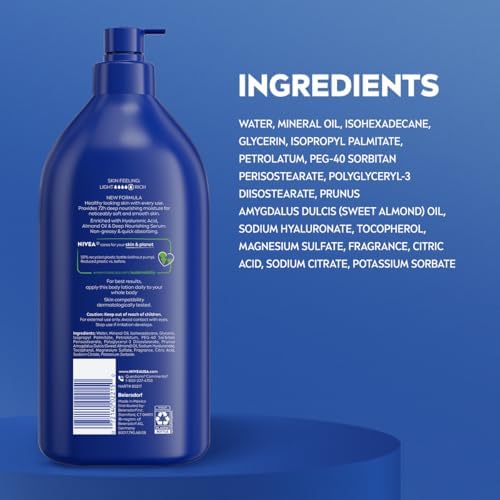 NIVEA Essentially Enriched Body Lotion for Very Dry Skin with Hyaluron
