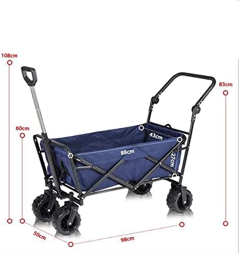 Portable Camping Cart,Trolleys, Garden Trolley, Folding Wagon Trolley 