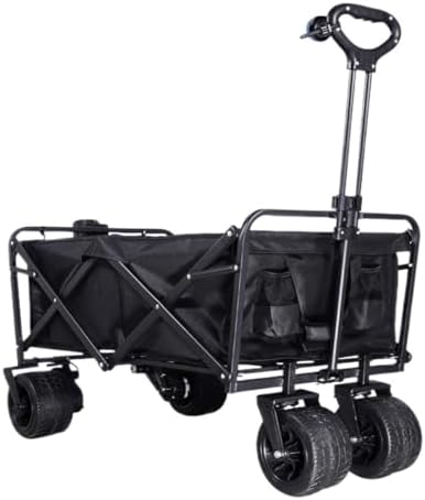 Portable Camping Cart,Portable Electric Beach Trolley Cart for Camping and Outdoor Activities