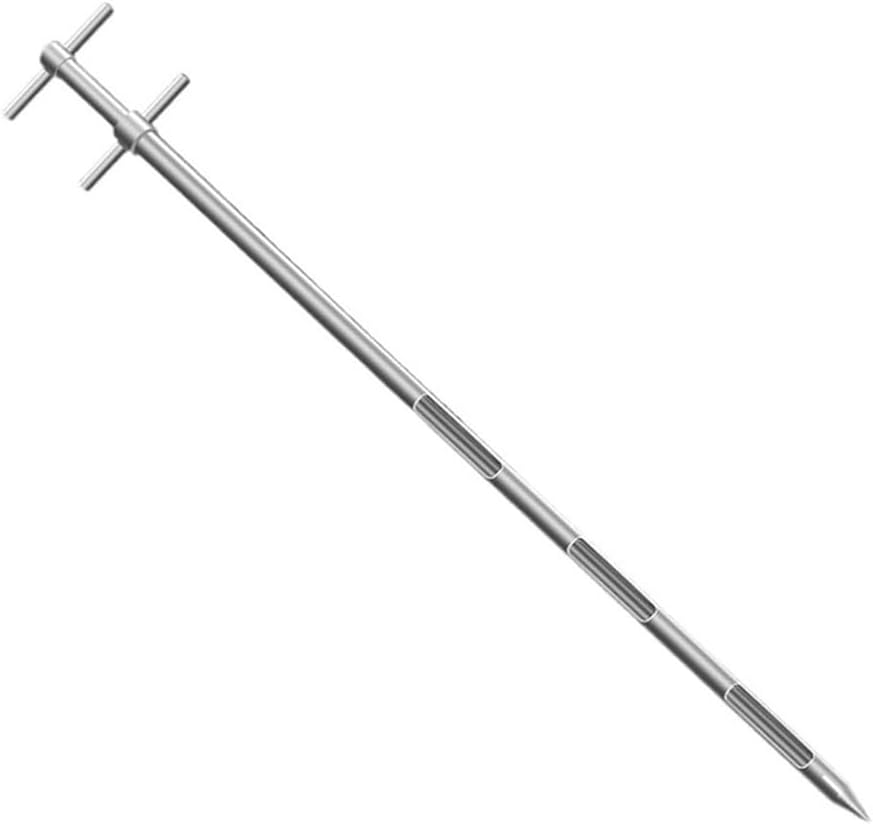 Agriculture Powder Sampler - Grain Sampling Probe & Solid Sampling Tool for Soil Testing, Plant Care, Lawn, Garden & Farm Use (D38mm x 1m)