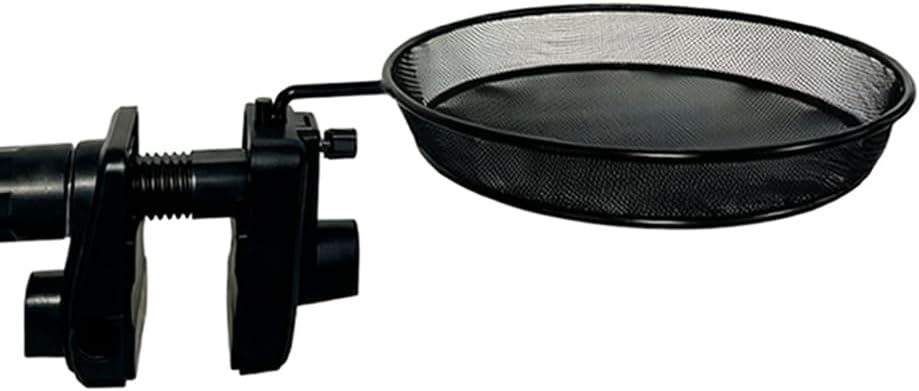 Railing/Fence/Pole Mount Bird Feeder 8" Metal Mesh Birdseed Tray for D