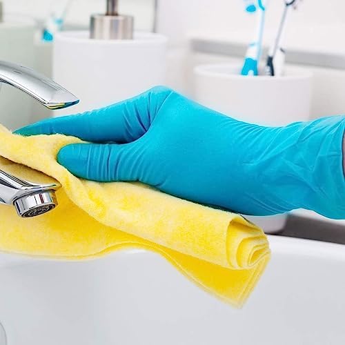 Basic Medical Blue Nitrile Exam Gloves - Latex-Free & Powder-Free - NG