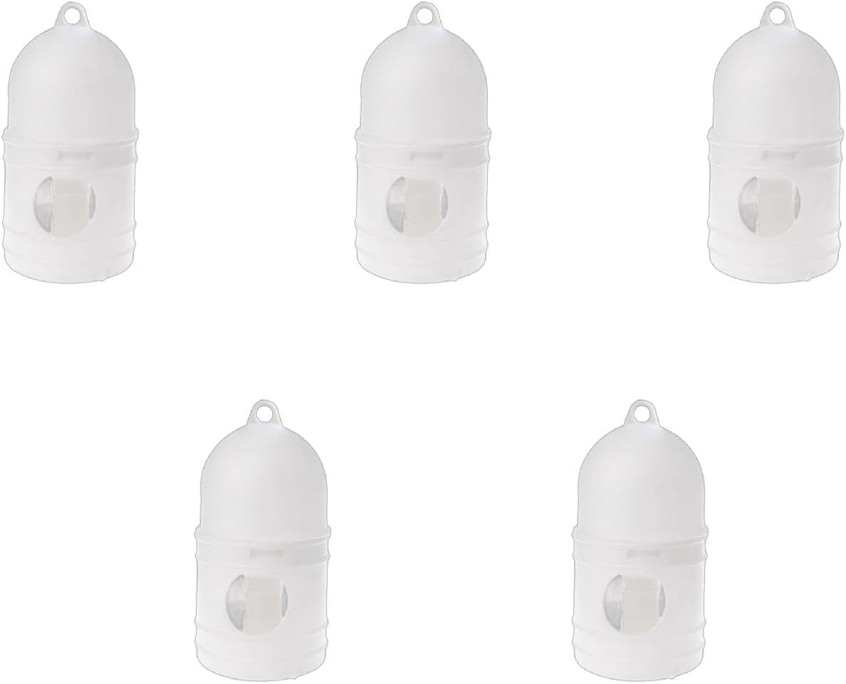 Auto Poultry Drinker Feeder for Water Container with Carrying Handle 1L Large Capacity for Pet Bird Poultr Bird Feeder Station Bird Feeder Tray Hanging Bird Feeder Bird Feeder Suet Bird