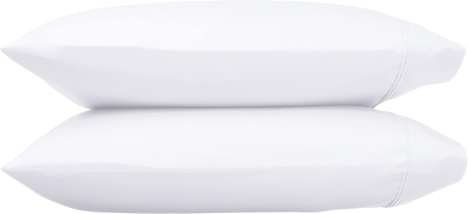 Amazon Basics 400 Thread Count 100% Cotton Pillowcases, Sateen Weave, 