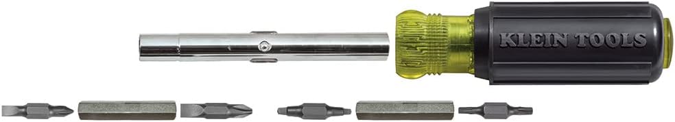 Klein Tools 32500 11-in-1 Screwdriver/Nut Driver Set, 8 Bits (Phillips