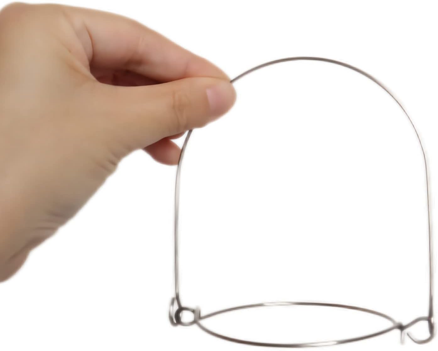 Anjmd Stainless Steel Wire Hangers for Mason Jars, 16 Pack - Tool Free